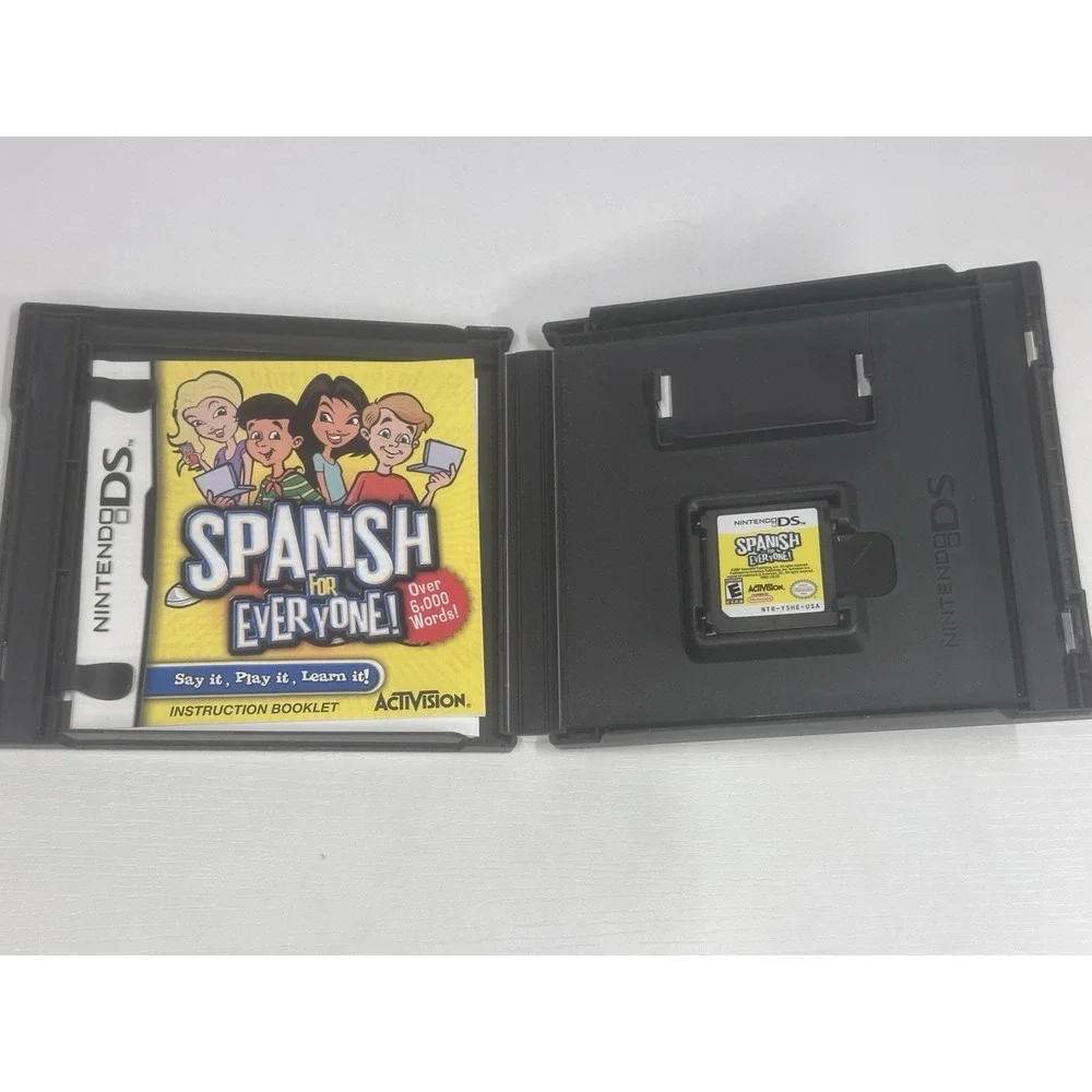 Spanish For Everyone Nintendo DS Complete CIB Tested Activision